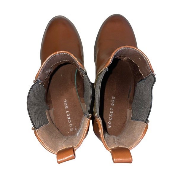 NWT Rocket Dog Camilla Tan Brown Chelsea Ankle Boots - Picture 5 of 9